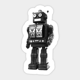 Vintage robot Sticker